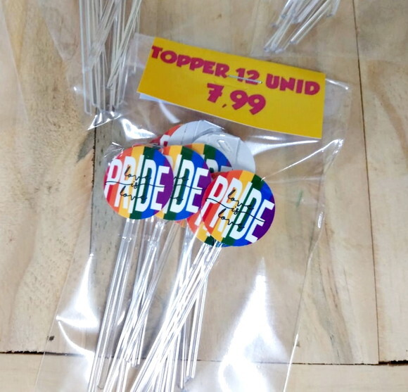 Lgbt Topper para Docinhos 36 Unidades