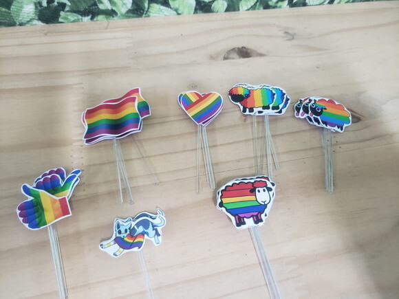 Lgbt Topper para Docinhos 36 Unidades Pronta Entrega