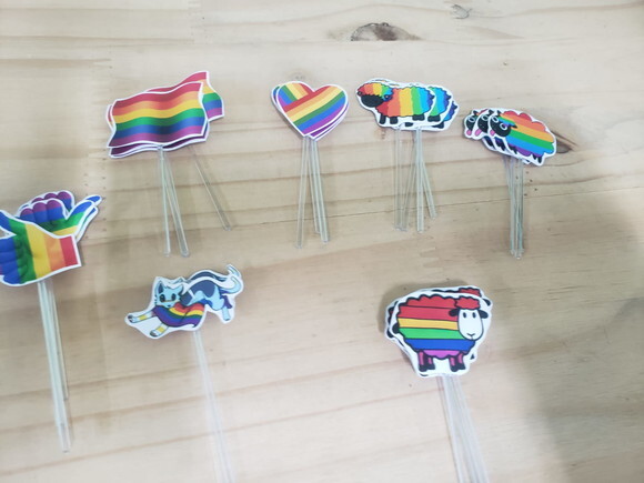 Lgbt Topper para Docinhos 36 Unidades Pronta Entrega
