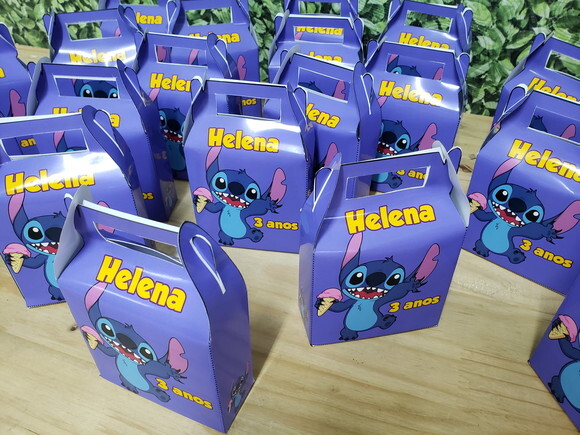 Lilo e Stitch Caixa Maleta Personalizada Pronta Entrega
