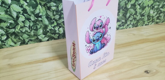Lilo e Stitch Sacola Personalizada Pronta Entrega