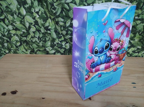 Lilo e Stitch Sacola Personalizada Pronta Entrega