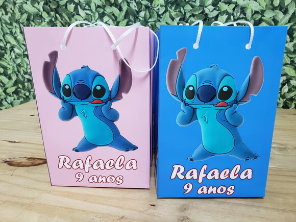 Lilo e Stitch Sacola Personalizada Pronta Entrega