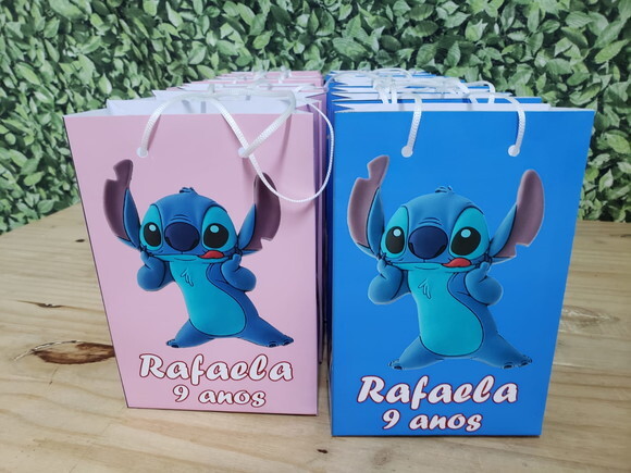 Lilo e Stitch Sacola Personalizada Pronta Entrega