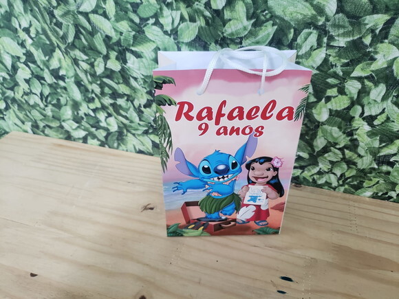 Lilo e Stitch Sacola Personalizada Pronta Entrega