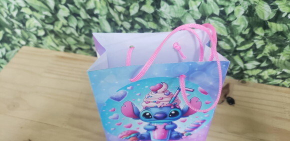 Lilo e Stitch Sacola Personalizada Pronta Entrega Tam Médio