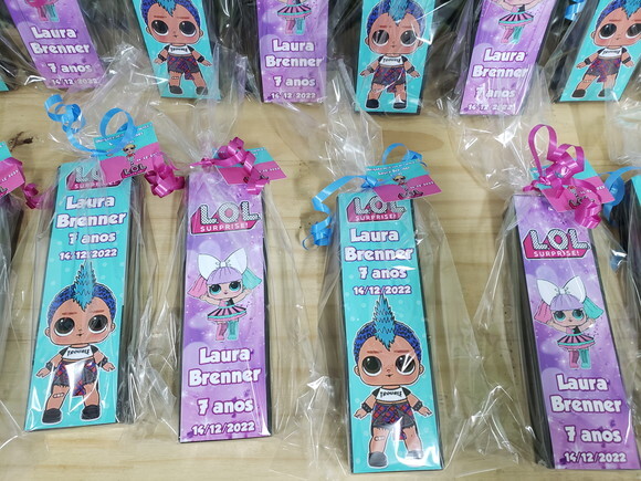 Lol Lembrancinha Dominó Embalada e Personalizada