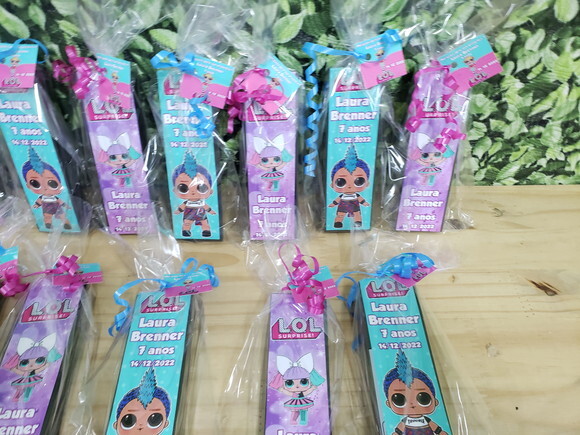 Lol Lembrancinha Dominó Embalada e Personalizada