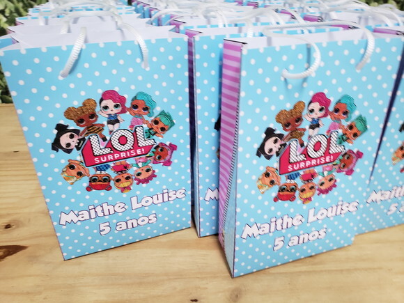 Lol Surprise Sacola Personalizada Pronta Entrega