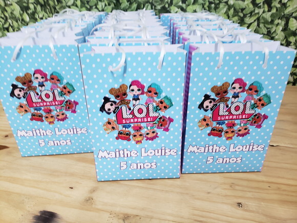 Lol Surprise Sacola Personalizada Pronta Entrega