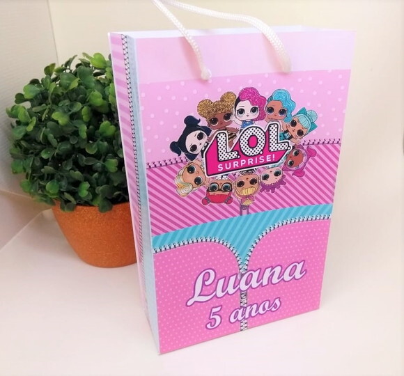 Lol Surprise Sacola Personalizada Pronta Entrega