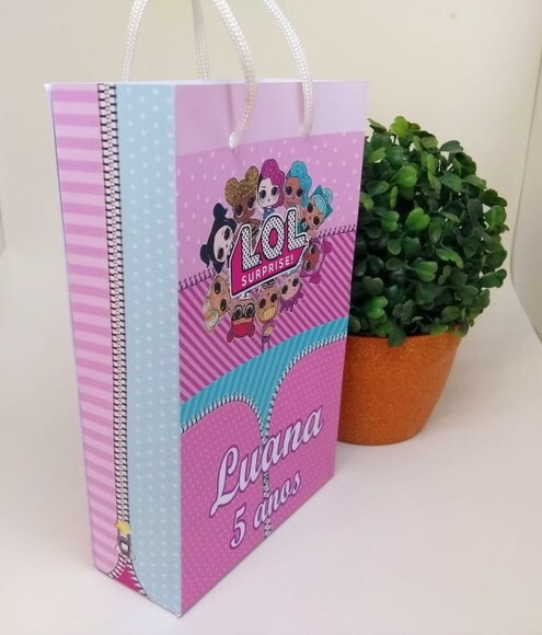 Lol Surprise Sacola Personalizada Pronta Entrega