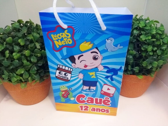 Lucas Neto Sacola Personalizada Pronta Entrega