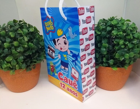 Lucas Neto Sacola Personalizada Pronta Entrega