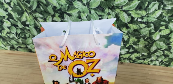 Mágico de Oz Sacola Personalizada Pronta Entrega