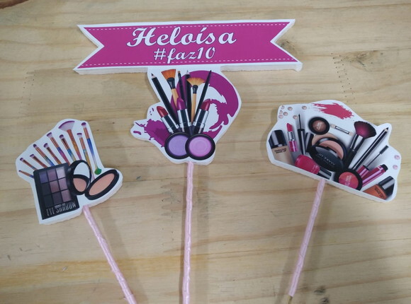 Make Topo de Bolo Personalizado Pronta Entrega