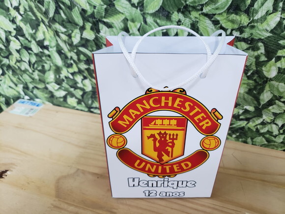 Manchester United Sacola Personaliza T 20x13,5x5,5 cm