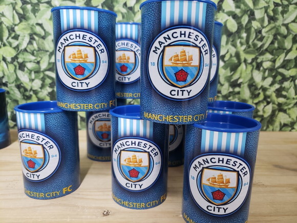 Manchster City Cofrinho Personalizado Pronta Entrega