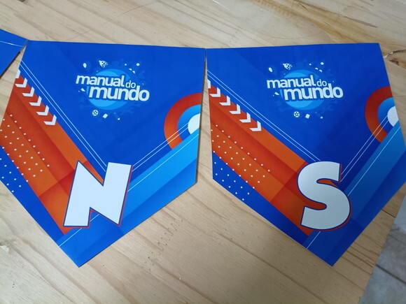 Manual do Mundo Varal Personalizado Parabens Mais Nome