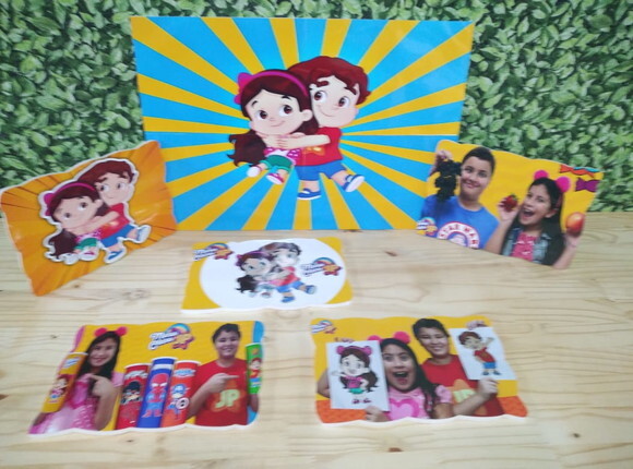 Maria Clara e Jp Kit de Parede 6 Peças Pronta Entrega