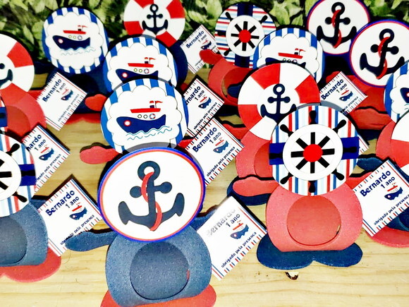 Marinheiro Lembrancinha Porta Bombom Personalizada