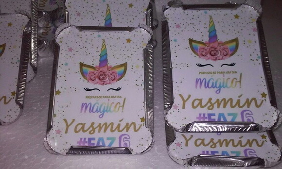 Marmitinhas Unicornio Personalizadas