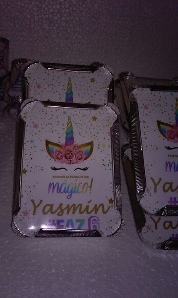 Marmitinhas Unicornio Personalizadas