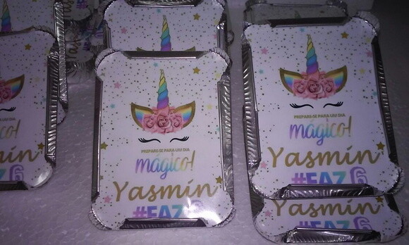 Marmitinhas Unicornio Personalizadas