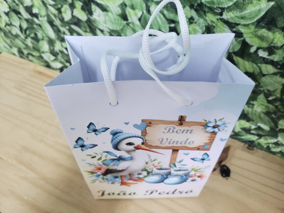 Maternidade Sacola Personalizada Pronta Entrega