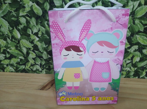 Me Too Sacola Personalizada Pronta Entrega