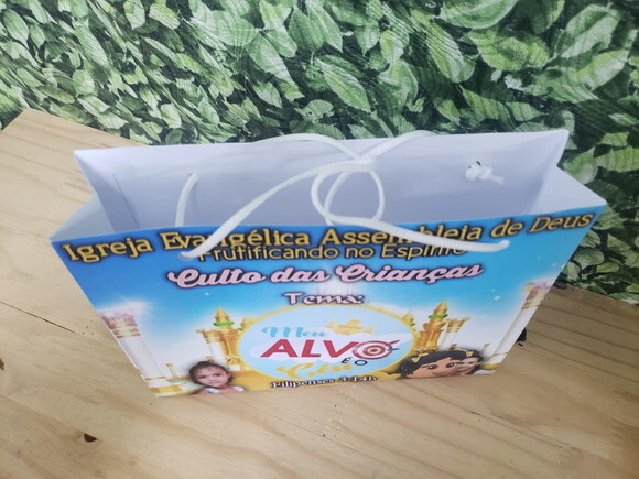 Meu Alvo É o Céu Sacola Personalizada Pronta Entrega