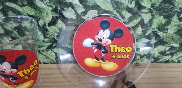 Mickey Descartáveis Personalizados Pronta Entrega