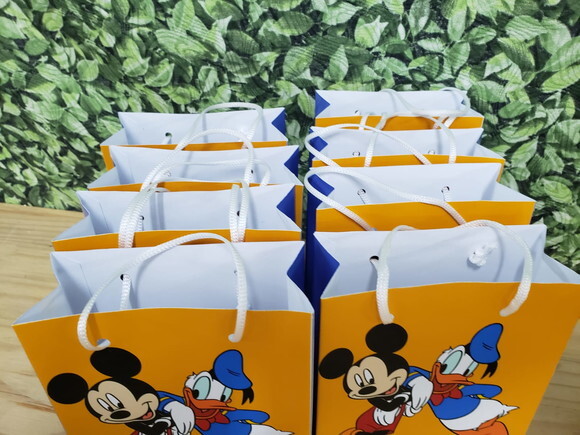 Mickey e Pato Donald Sacola Personalizada Pronta Entrega
