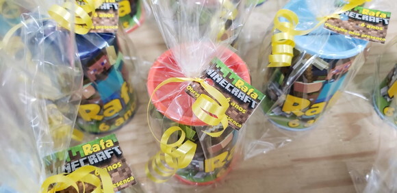 Minecraft Cofrinho Personalizado e Embalado Pronta Entrega