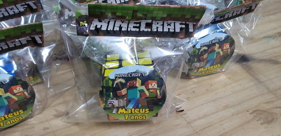 Minecraft Cubo Mágico Personalizado Pronta Entrega