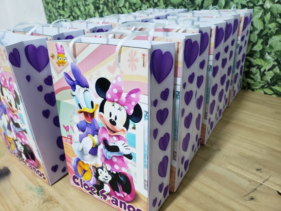 Minie e Margarida Sacola Personalizada Pronta Entrega