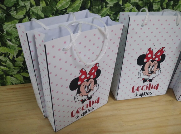 Minie Sacola Personalizada Pronta Entrega