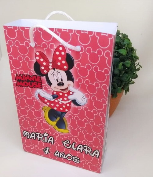 Minie Sacola Personalizada Pronta Entrega