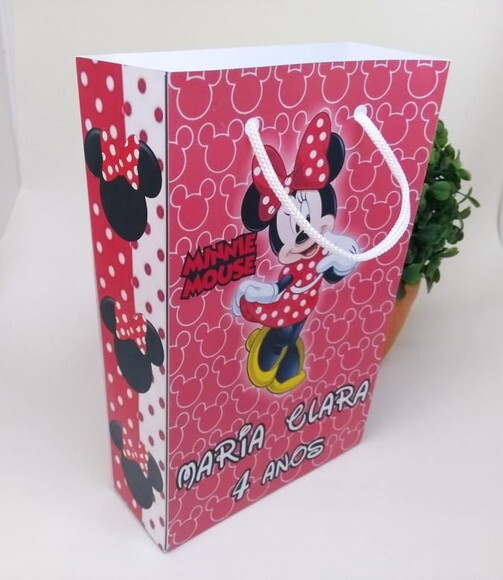 Minie Sacola Personalizada Pronta Entrega