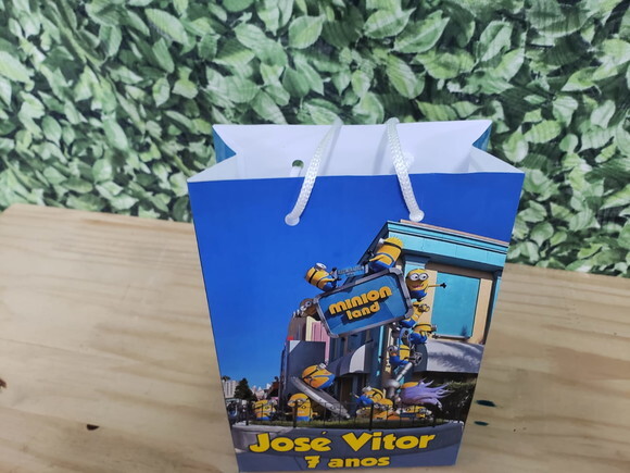 Minions Sacola Personalizada Pronta Entrega Mod 1