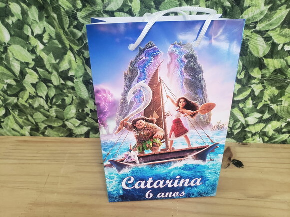 Moana 2 Sacola Personalizada Pronta Entrega