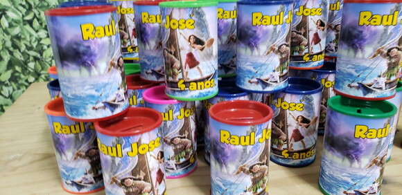 Moana Cofrinhos Personalizados Pronta Entrega