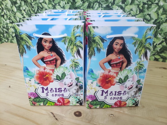 Moana Sacola Personalizada Pronta Entrega