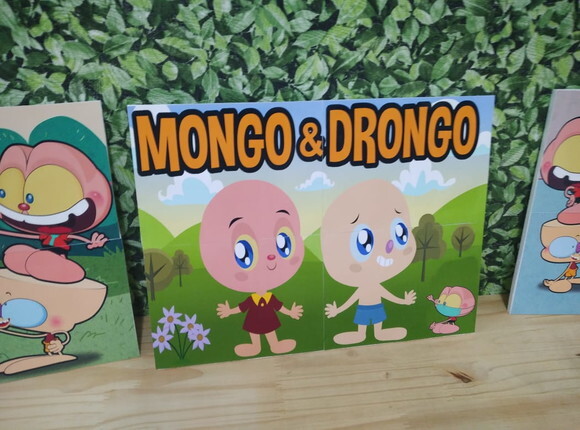 Mongo e Drongo Kit de Parede 3 Peças Pronta Entrega