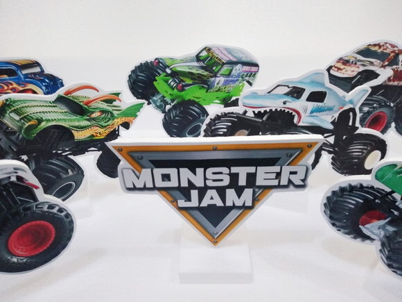 Monster Jan Kit de Mesa 8 Peças Pronta Entrega