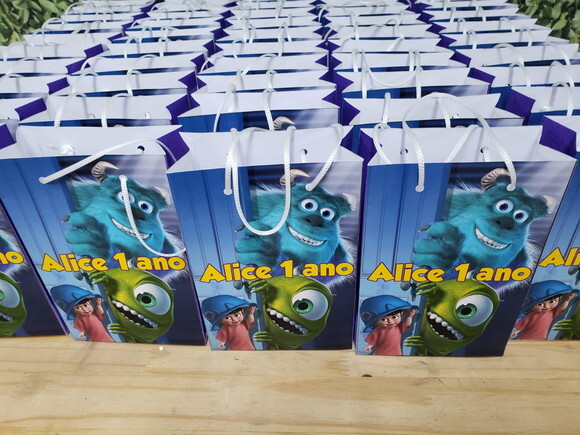 Monstros S/a Sacola Personalizada Pronta Entrega
