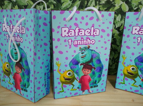 Monstros S/a Sacola Personalizado Pronta Entrega