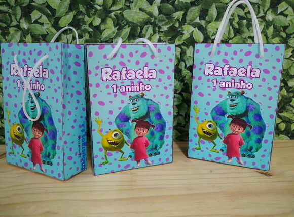 Monstros S/a Sacola Personalizado Pronta Entrega