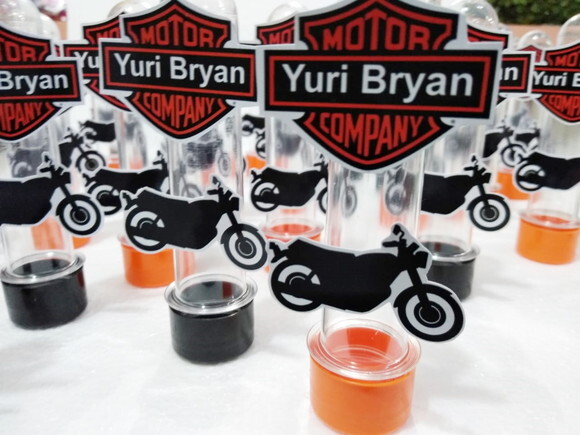 Motos Tubets com Apliques Personalizados P Entrega