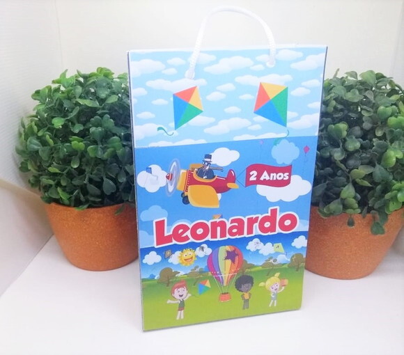Mundo Bita Sacola Personalizada Pronta Entrega